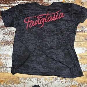 EUC Sz XL True Blood 🩸Fangtasia Black Burnout Tee. Excellent Condition!